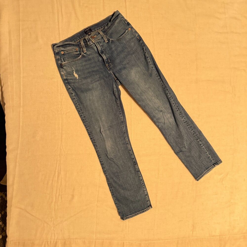 J Crew slim boyfriend jeans classic straight cut in size 27